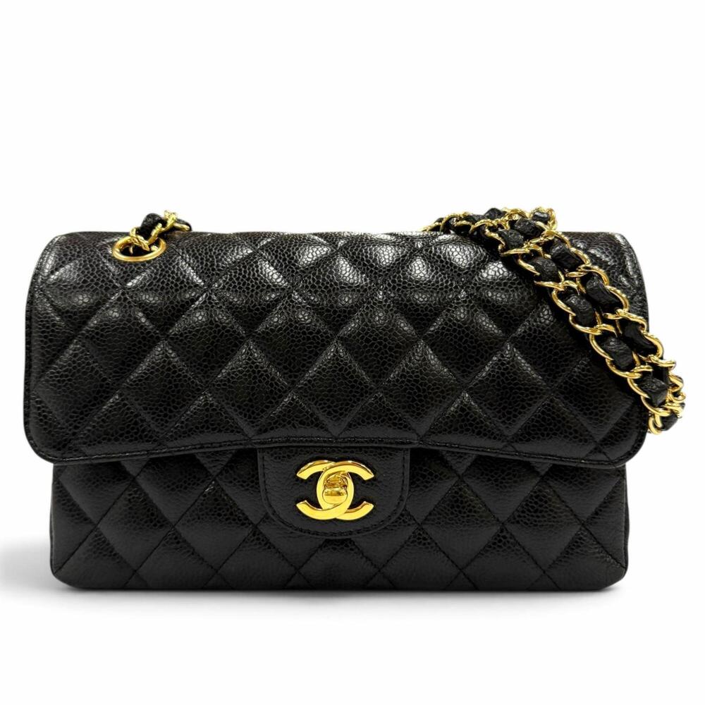 CHANEL A01113 Matelassé 23 Caviar Skin Random Serial Number Coco Mark Double ...